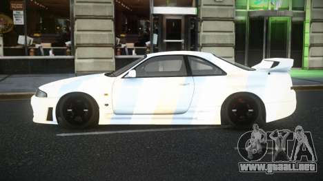 Nissan Skyline R33 GT-R Baslly S7 para GTA 4