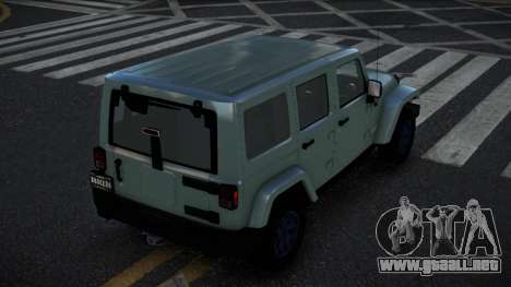 Jeep Wrangler Uhas para GTA 4