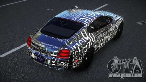 Bentley Continental GT Isian S3 para GTA 4