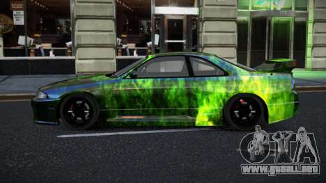 Nissan Skyline R33 GT-R Baslly S14 para GTA 4