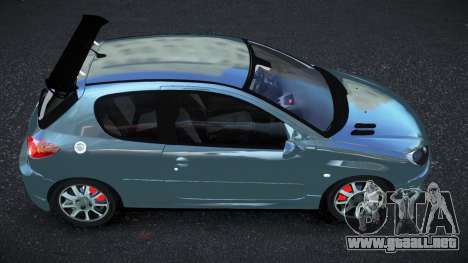 Peugeot 206 Cuxen para GTA 4