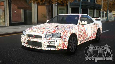 Nissan Skyline R34 Olasin S1 para GTA 4