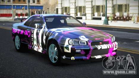 Nissan Skyline R34 Jashra S13 para GTA 4