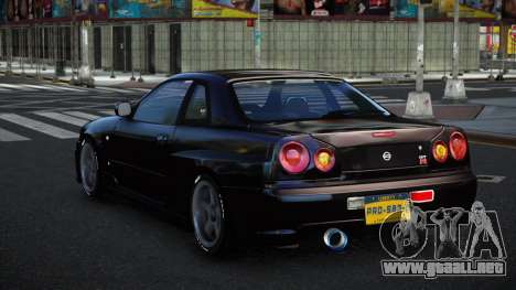 Nissan Skyline R34 Menhiluw para GTA 4
