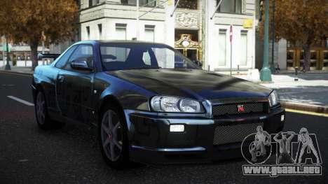 Nissan Skyline R34 Olasin S14 para GTA 4