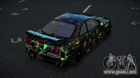 Nissan Skyline R33 GT-R Baslly S11 para GTA 4