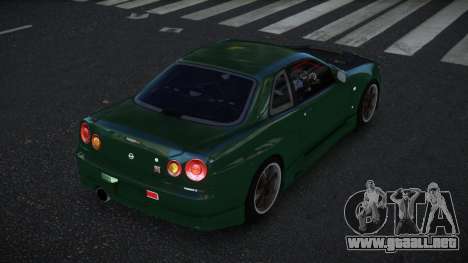 Nissan Skyline R34 Nudtap para GTA 4