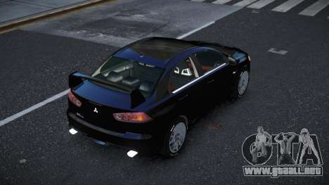 Mitsubishi Lancer Evolution X Zitugitop para GTA 4