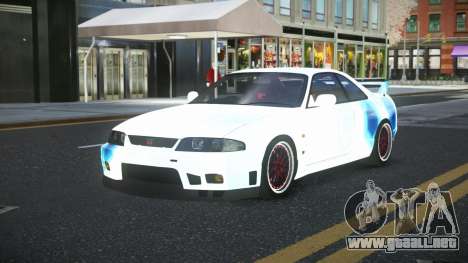 Nissan Skyline R33 Chriley S8 para GTA 4