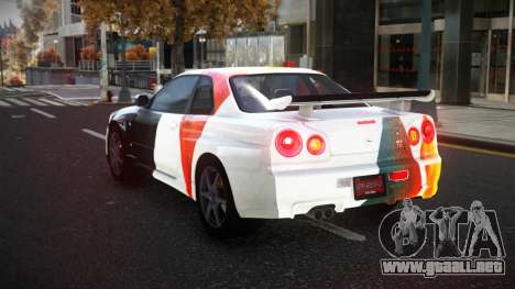 Nissan Skyline R34 Olasin S9 para GTA 4
