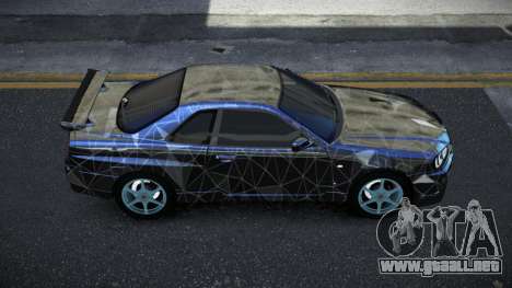 Nissan Skyline R34 Jashra S4 para GTA 4