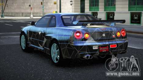 Nissan Skyline R34 Jashra S4 para GTA 4