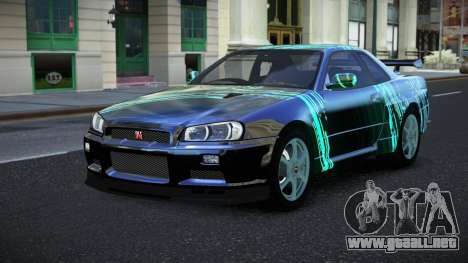 Nissan Skyline R34 Jashra S1 para GTA 4