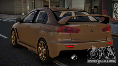 Mitsubishi Lancer Evolution X Cogwa para GTA 4