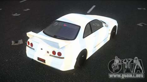 Nissan Skyline R33 GT-R Baslly S7 para GTA 4