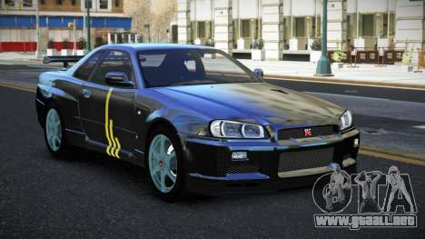Nissan Skyline R34 Jashra S2 para GTA 4