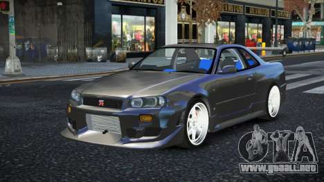 Nissan Skyline R34 Quqetihi para GTA 4