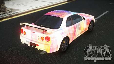 Nissan Skyline R34 Olasin S12 para GTA 4