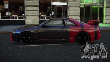 Nissan Skyline R33 GT-R Baslly S5 para GTA 4