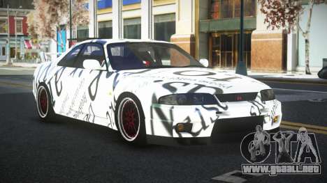Nissan Skyline R33 Chriley S11 para GTA 4