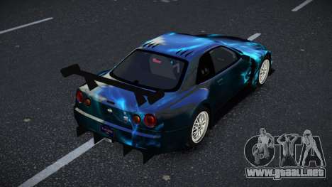 Nissan Skyline R34 Japhli S6 para GTA 4