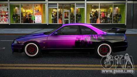 Nissan Skyline R33 Chriley S5 para GTA 4