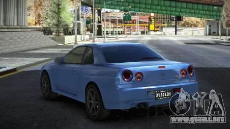 Nissan Skyline R34 Canxamuhu para GTA 4