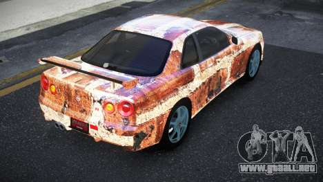 Nissan Skyline R34 Jashra S6 para GTA 4
