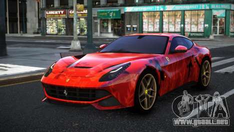 Ferrari F12 Songu S8 para GTA 4