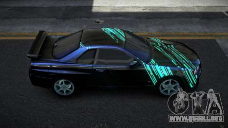 Nissan Skyline R34 Jashra S1 para GTA 4