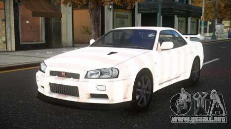 Nissan Skyline R34 Olasin S13 para GTA 4