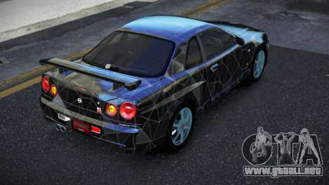Nissan Skyline R34 Jashra S4 para GTA 4