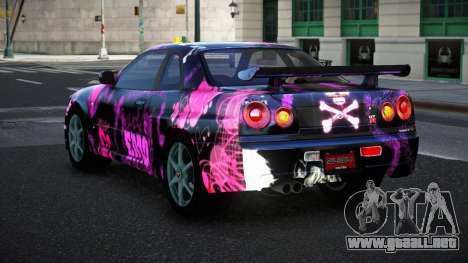 Nissan Skyline R34 Jashra S13 para GTA 4