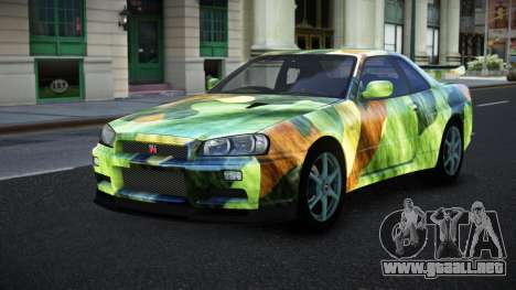 Nissan Skyline R34 Jashra S9 para GTA 4