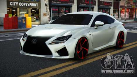Lexus RC F Duaya para GTA 4