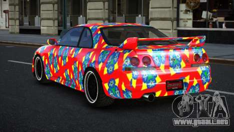 Nissan Skyline R33 Fersa S1 para GTA 4