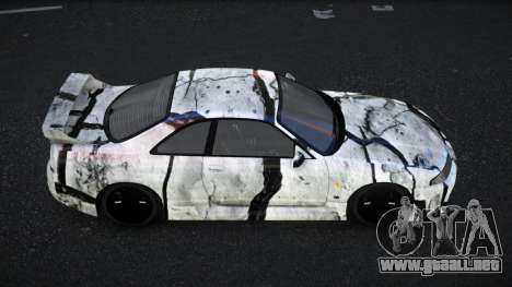 Nissan Skyline R33 GT-R Baslly S8 para GTA 4