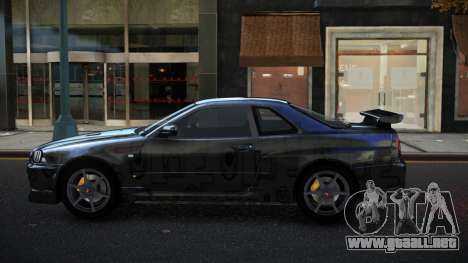 Nissan Skyline R34 Olasin S14 para GTA 4