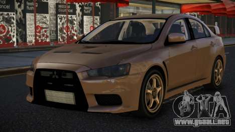 Mitsubishi Lancer Evolution X Cogwa para GTA 4