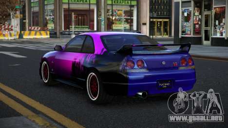 Nissan Skyline R33 Chriley S5 para GTA 4