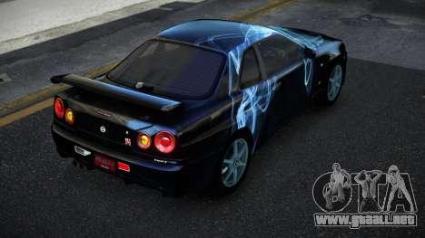 Nissan Skyline R34 Jashra S5 para GTA 4