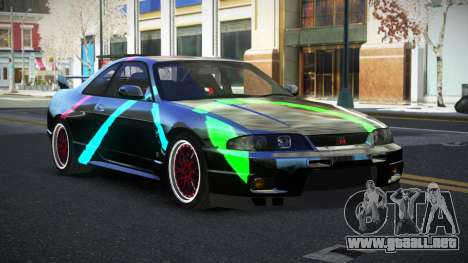 Nissan Skyline R33 Chriley S14 para GTA 4