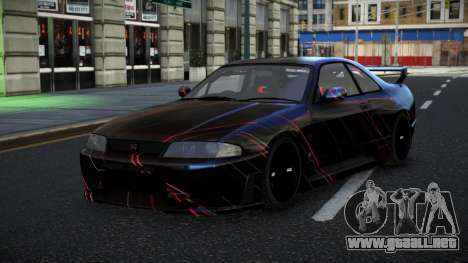 Nissan Skyline R33 GT-R Baslly S1 para GTA 4