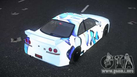 Nissan Skyline R33 GT-R Baslly S2 para GTA 4