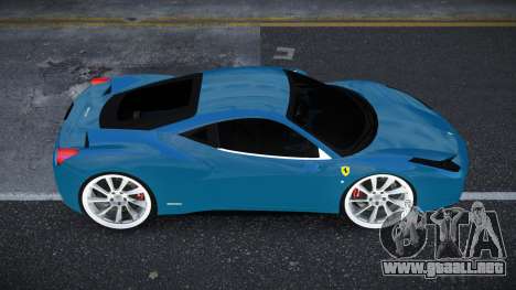 Ferrari 458 Gile para GTA 4