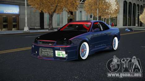 Nissan Skyline R34 Sotperofi para GTA 4