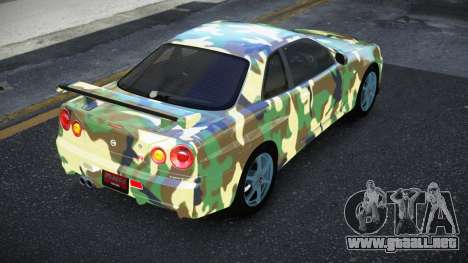 Nissan Skyline R34 Jashra S12 para GTA 4