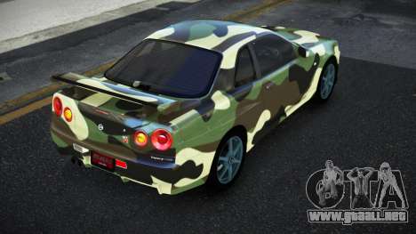 Nissan Skyline R34 Jashra S11 para GTA 4