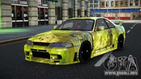 Nissan Skyline R33 GT-R Baslly S3 para GTA 4