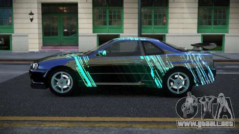 Nissan Skyline R34 Jashra S1 para GTA 4